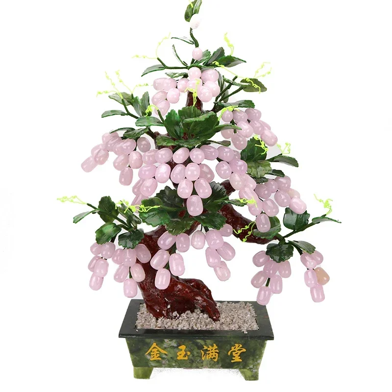 Tv Art And Craft - Stenen ornament druivenboom Zhaocai woonaccessoires Kunst