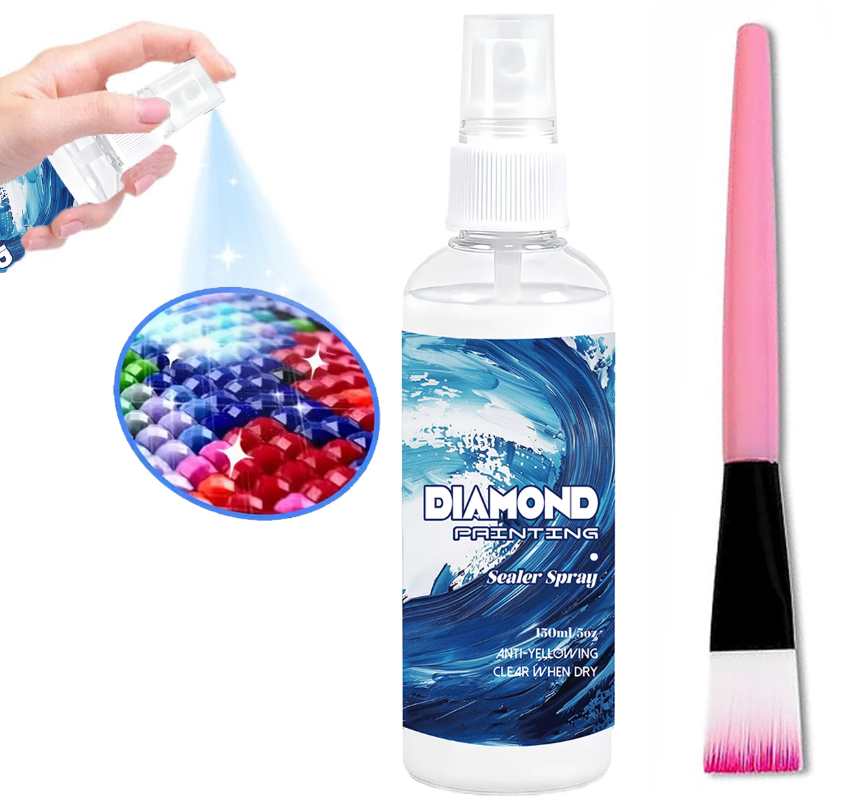 Art Craft Resin - 150ml Diamant Schilderij Verzegelingsspray Craft Art