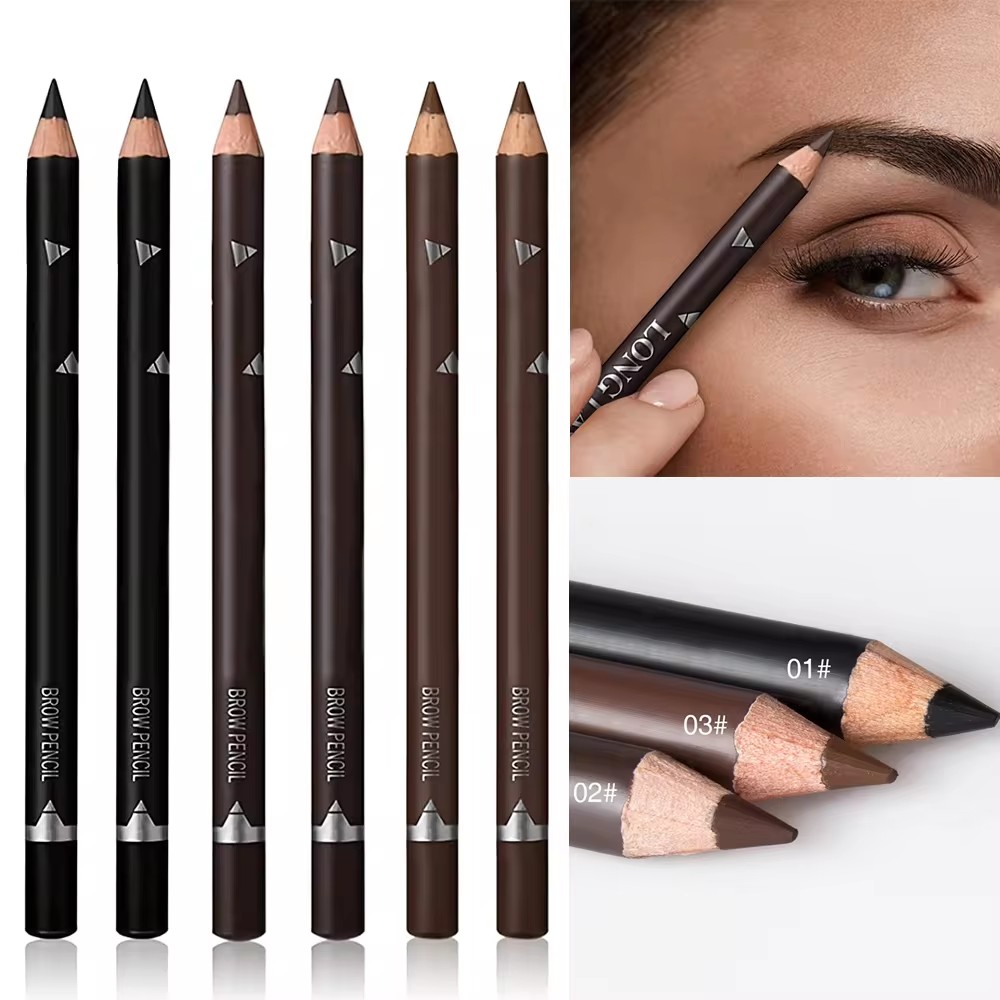 Colored Pencil Professional - 6/12 stuks wenkbrauwpotlood waterdicht professionele vrouwen