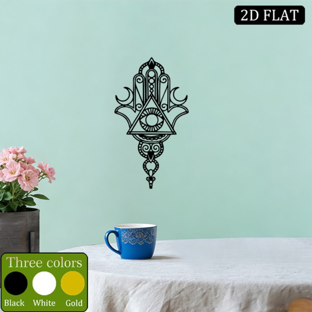 Art & Craft Valley - CIFBUY IJzeren Wanddecoratie Hamsa Boze Oog