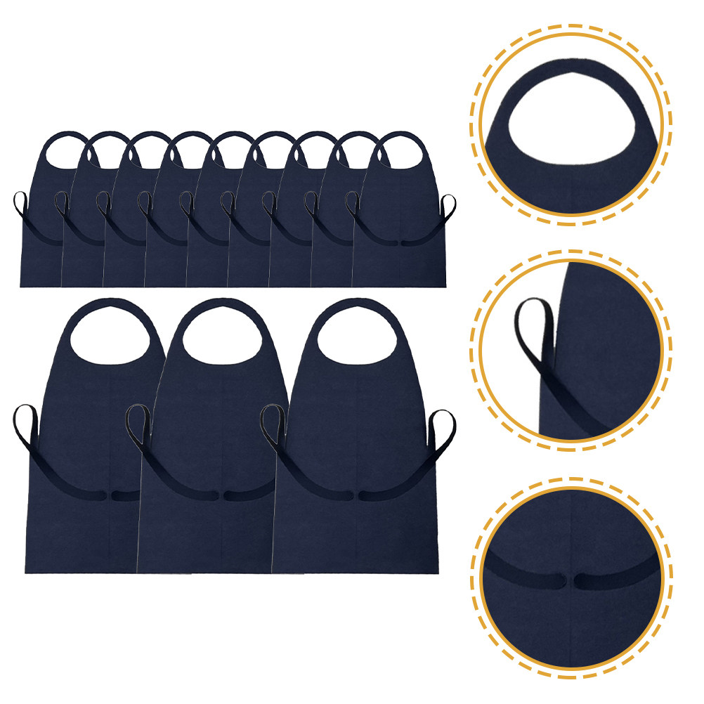 Art Craft Adult - 12 stuks wegwerpschorten, zware niet-geweven stof,