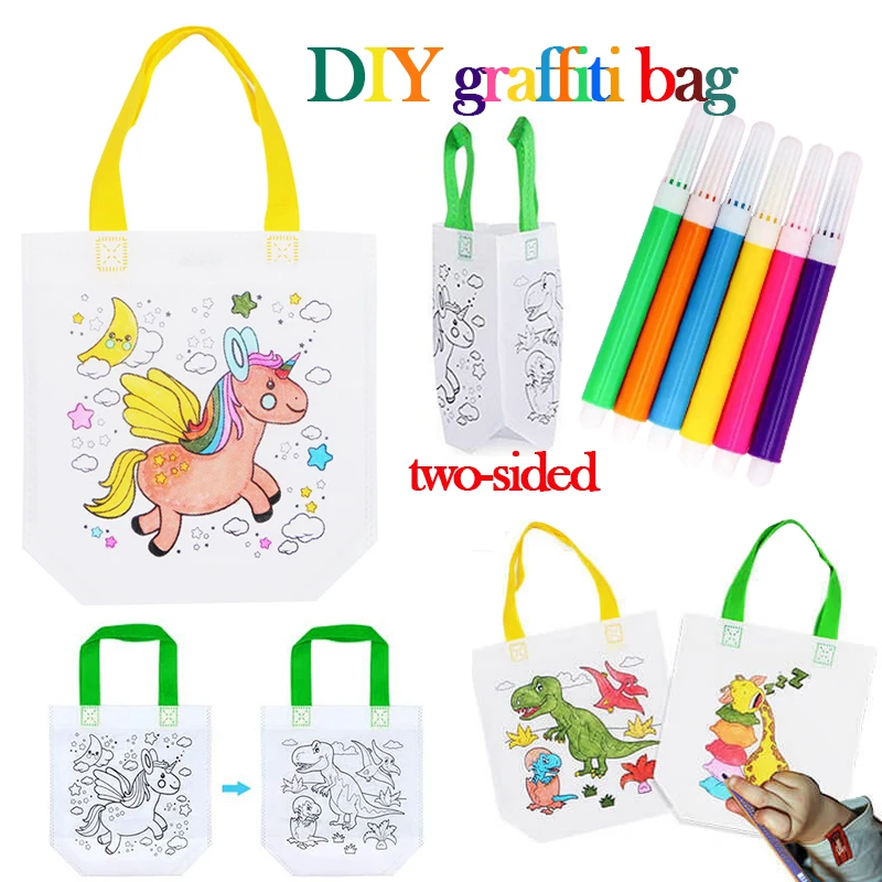 Art Craft Notebook - 1-10 Stuks Sets Diy Graffiti Tas
