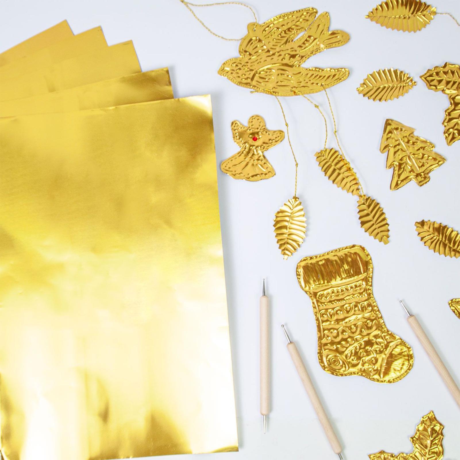 Art Craft Project - 10 stuks ambachtelijke foliebladen zachte flexibele