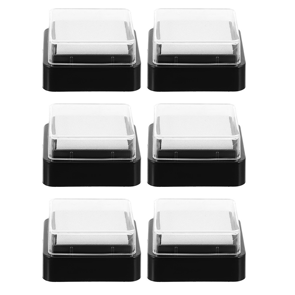 Stamping Ink Pad - 6 stuks blanco DIY inktkussentjes, inktkussentjes
