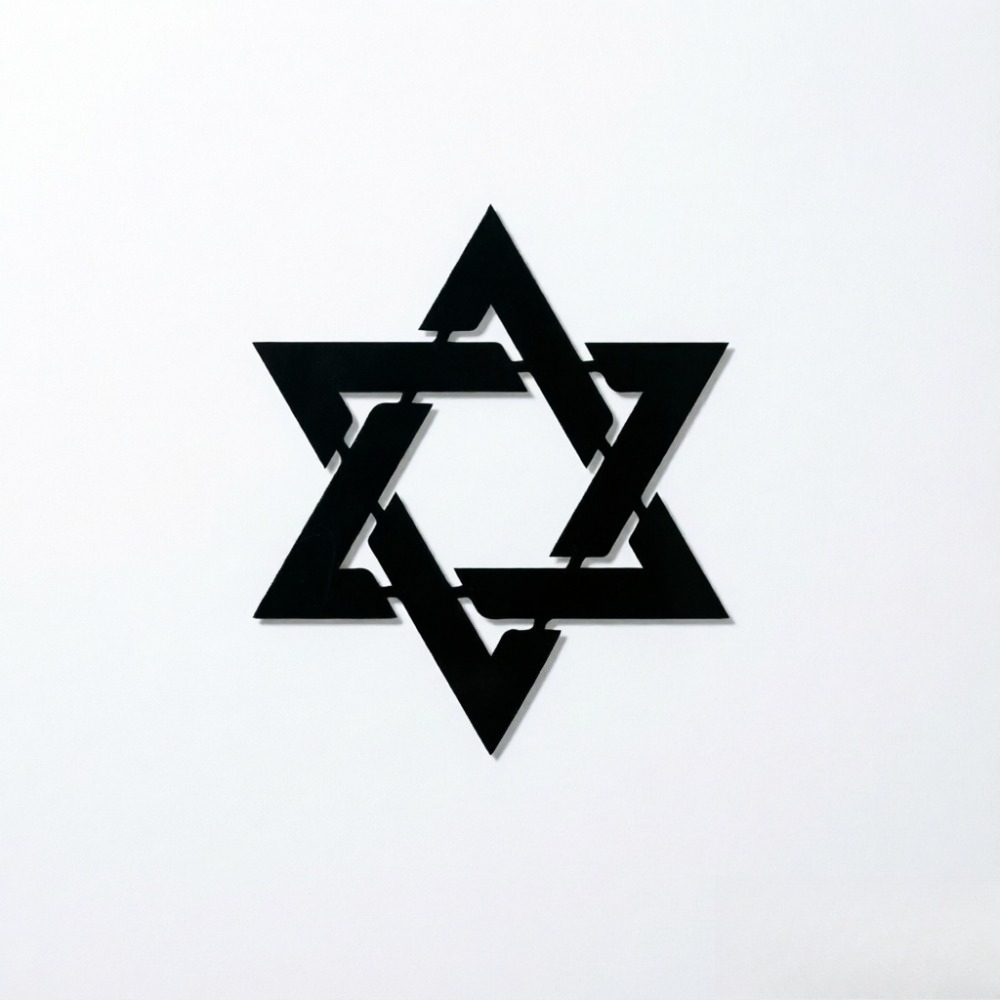 Art Craft Usa - CIFBUY Metalen Wanddecoratie Ster van David