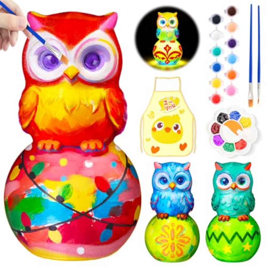 Art Craft Painting - Schilder Je Eigen Lamp Set, Knutselwerk