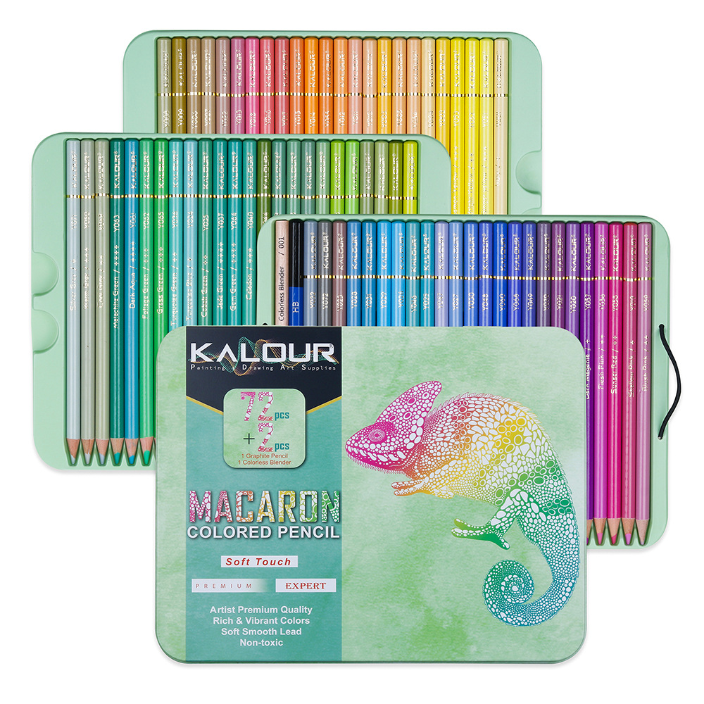 Colored Pencil Professional - 72 stuks Macarons kleurpotloden professionele zachte