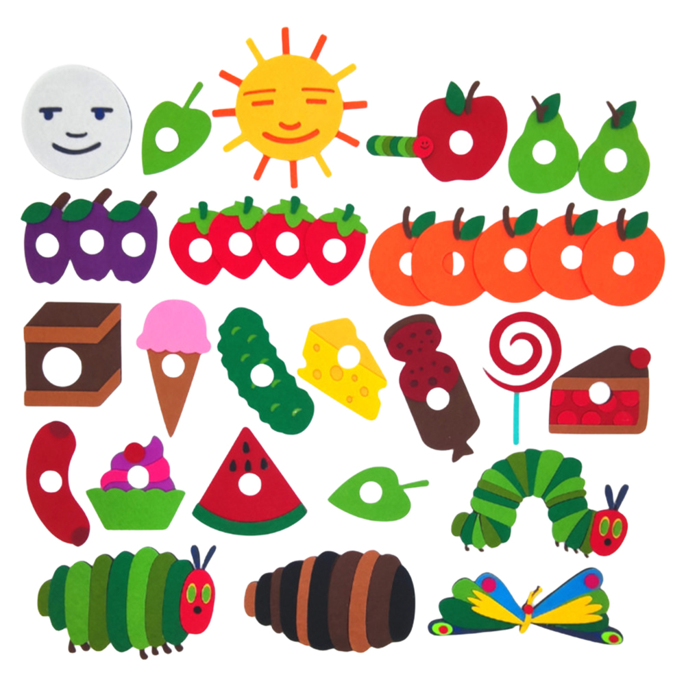 Art Craft For Preschool - Hongerige Rups Speelgoed Engelse prentenboeken Leermiddelen