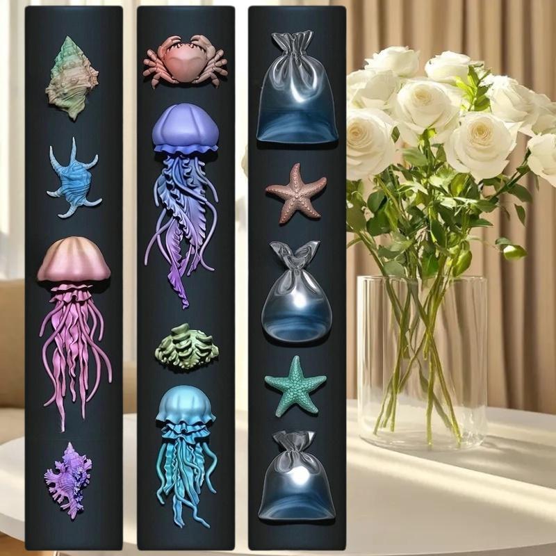 Art Craft Jellyfish - Manicure mal voor nagelkunstwerk; 3D Ocean