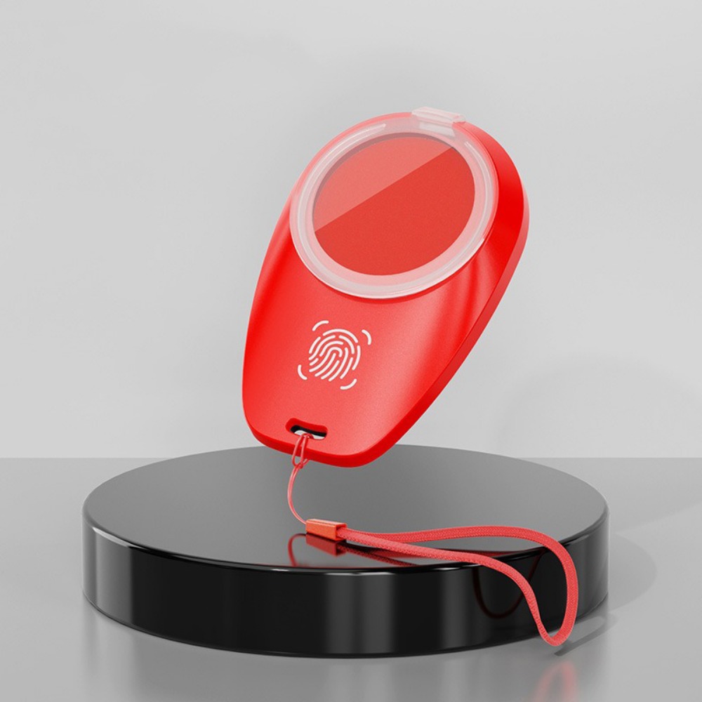 Stamping Ink Pad - Duidelijke stempel Mini vingerafdrukinktkussen Vingerafdruk Anti-namaak