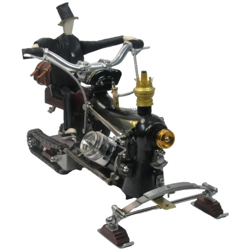 Art Craft Usa - sneeuwscootermodel: een zorgvuldig vervaardigd metalen Steampunk-stijl