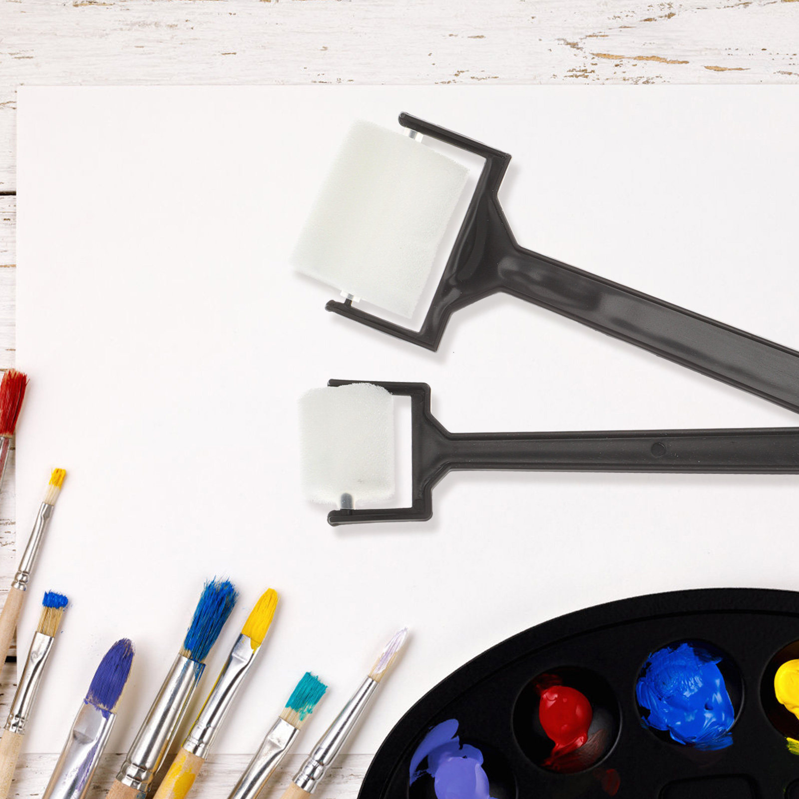 Art Craft For Preschool - 15-delige kunstschildersponsborstelset voor kinderen voorschoolse ambachten
