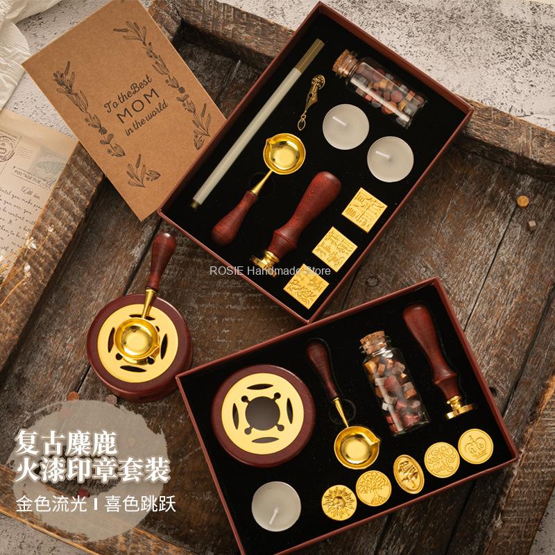 Batik Wax Kit - Lakzegel Zegel Zegel Set Gelakte Zegel