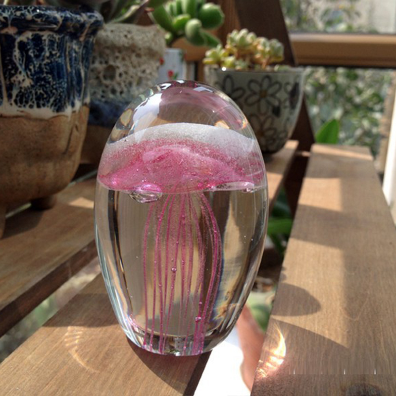 Art Craft Jellyfish - Miniatuur 3D Kwallen Kristallen Figuurtjes Model
