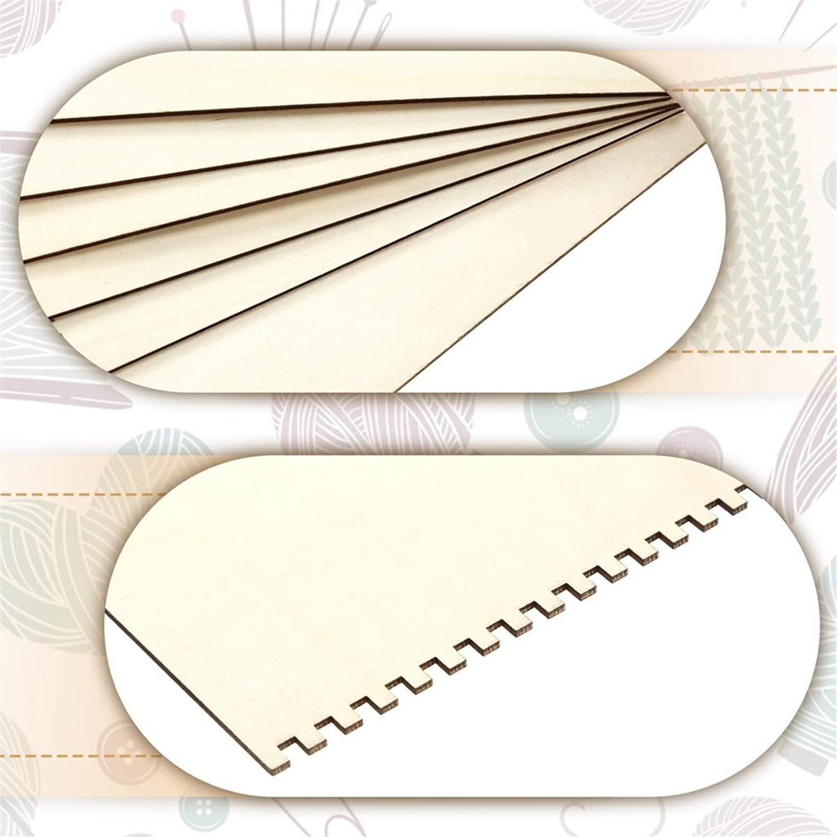 18 stuks beginners houten geke - Art Craft Adult recensie en prijs