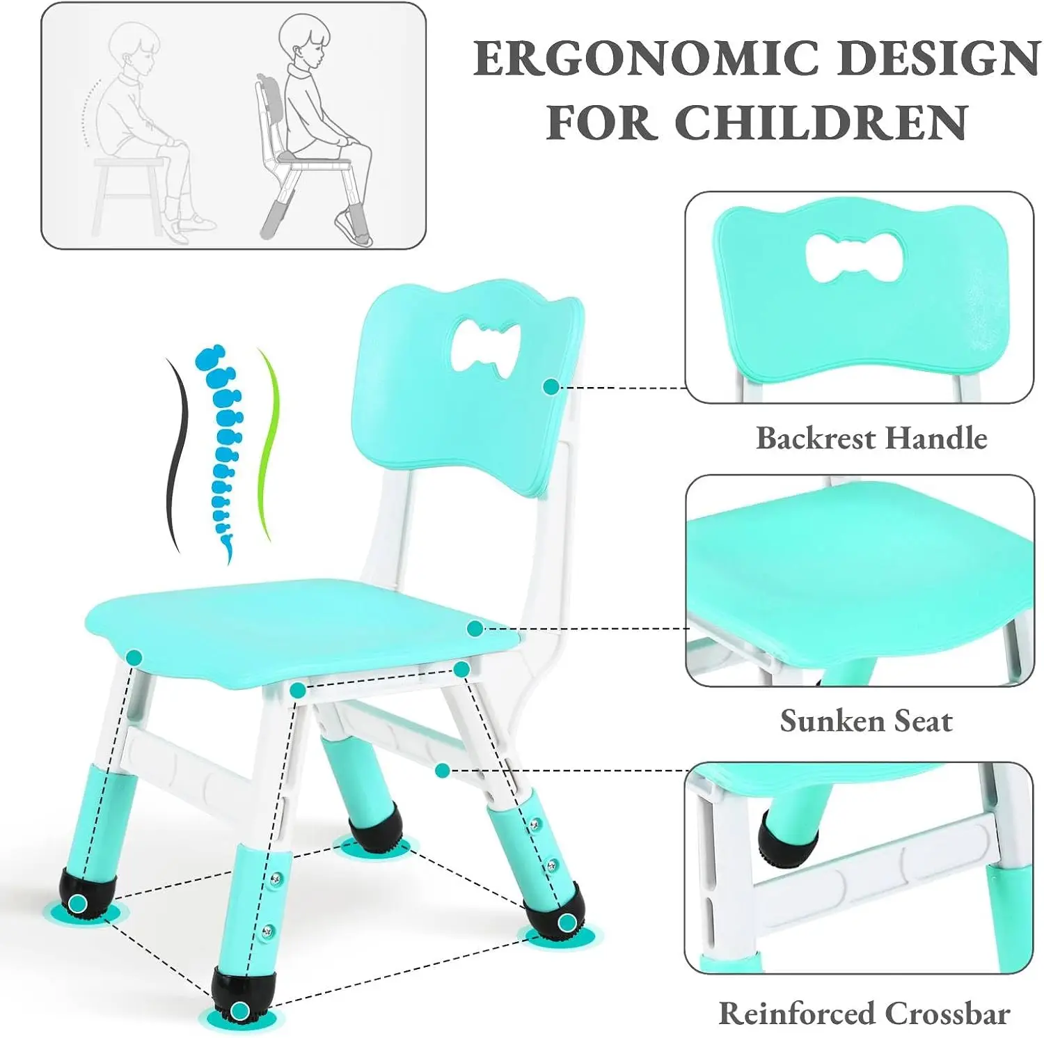 Kindertafel en 6 stoelen set,  - Art Craft For Preschool recensie en prijs