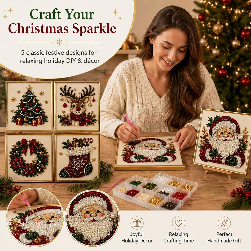 Kerstmis Kerstman Parel Kunst  - Art Craft Resin recensie en prijs