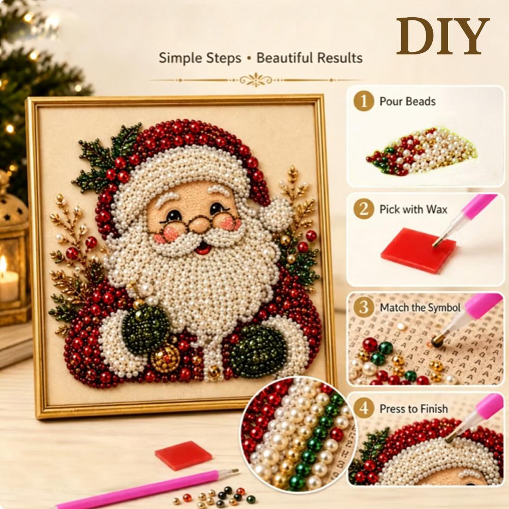 Kerstmis Kerstman Parel Kunst  - Art Craft Resin recensie en prijs