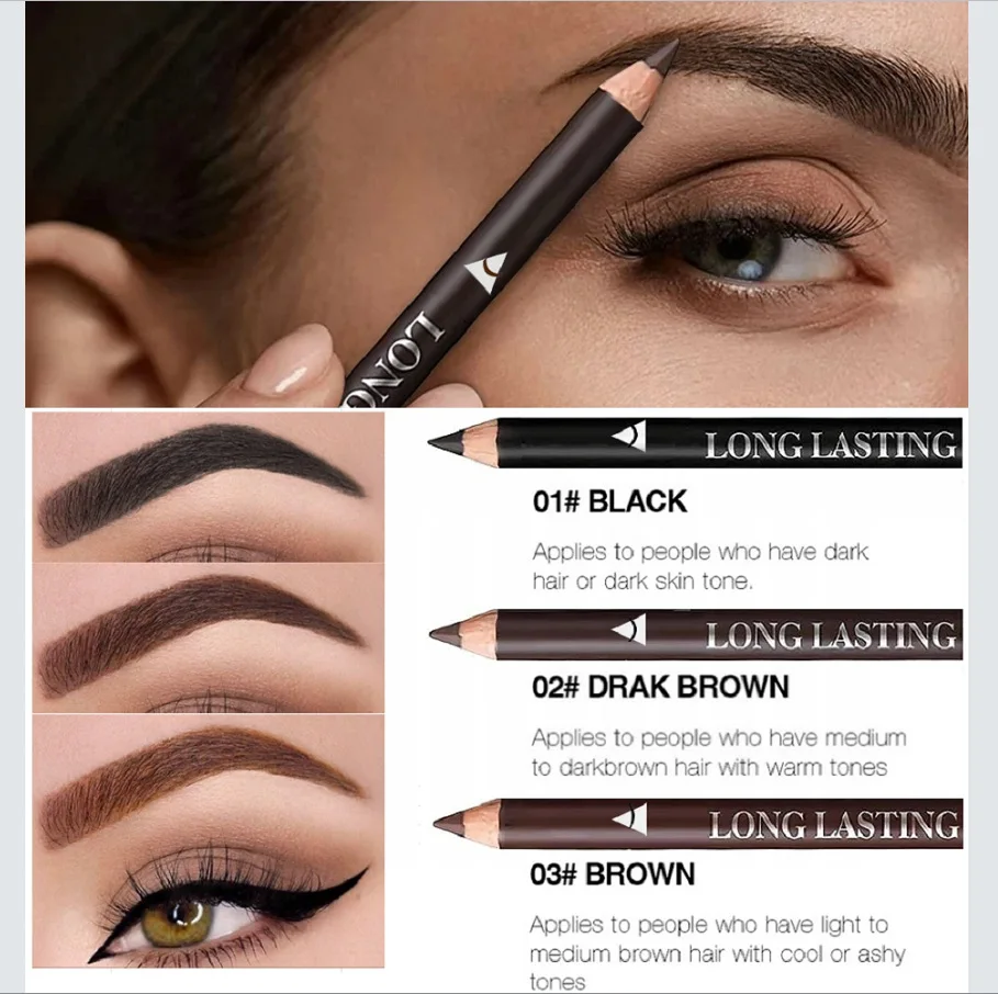 6/12 stuks wenkbrauwpotlood wa - Colored Pencil Professional recensie en prijs