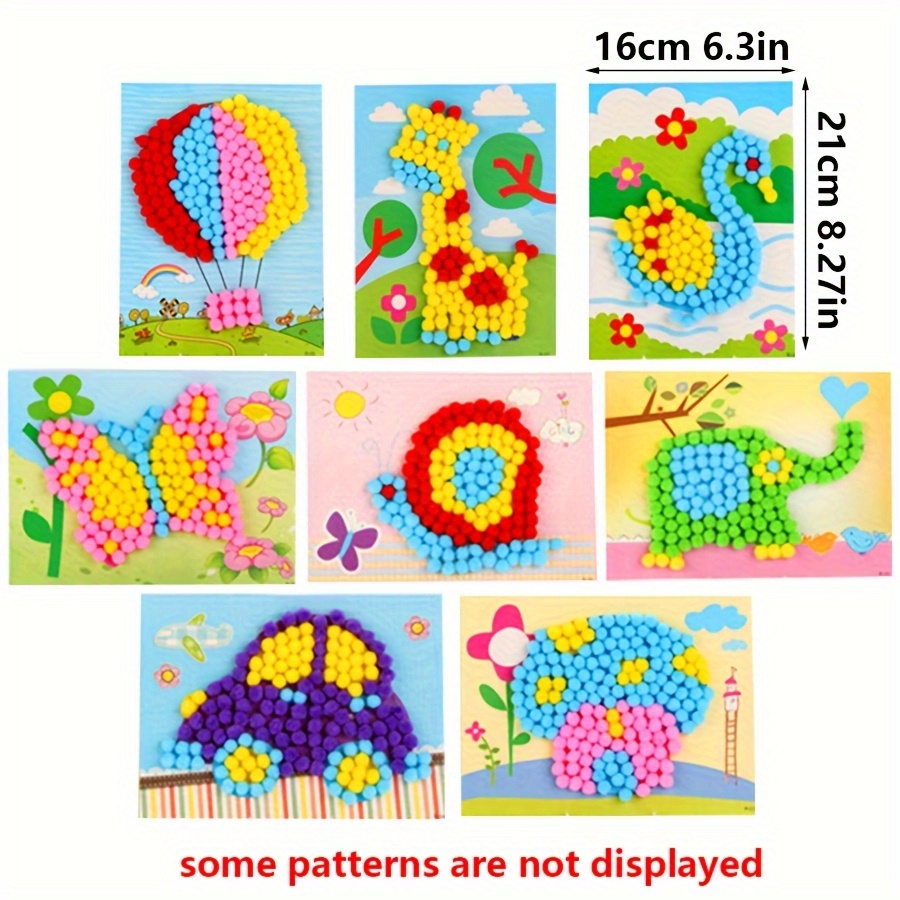 2 stks 16x21 cm Kleurrijke Pom - Unique Art Craft recensie en prijs