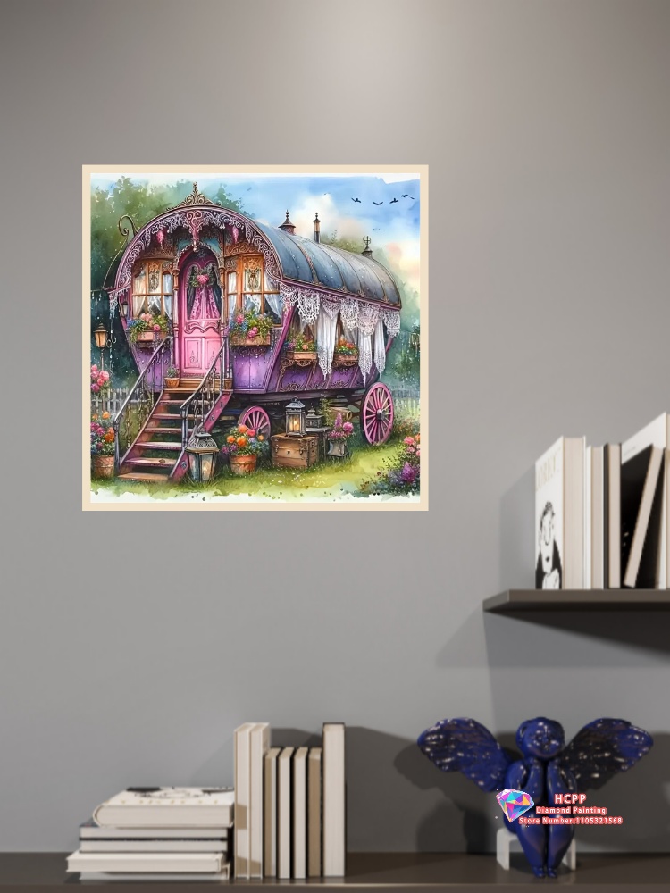 Camperlandschap Diamond Painti - Unique Art Craft recensie en prijs