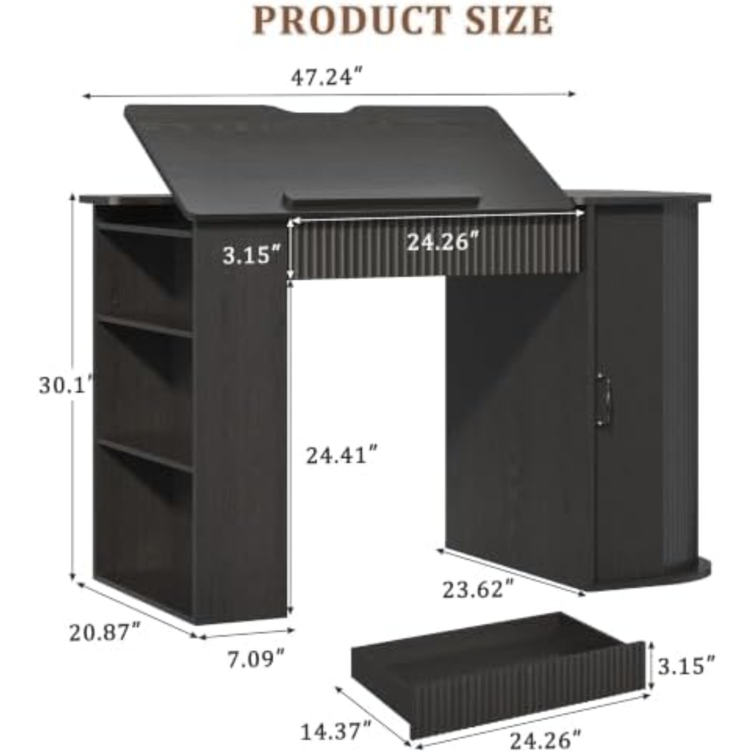 Tekentafel met opbergkast en l - Art Craft Usa recensie en prijs