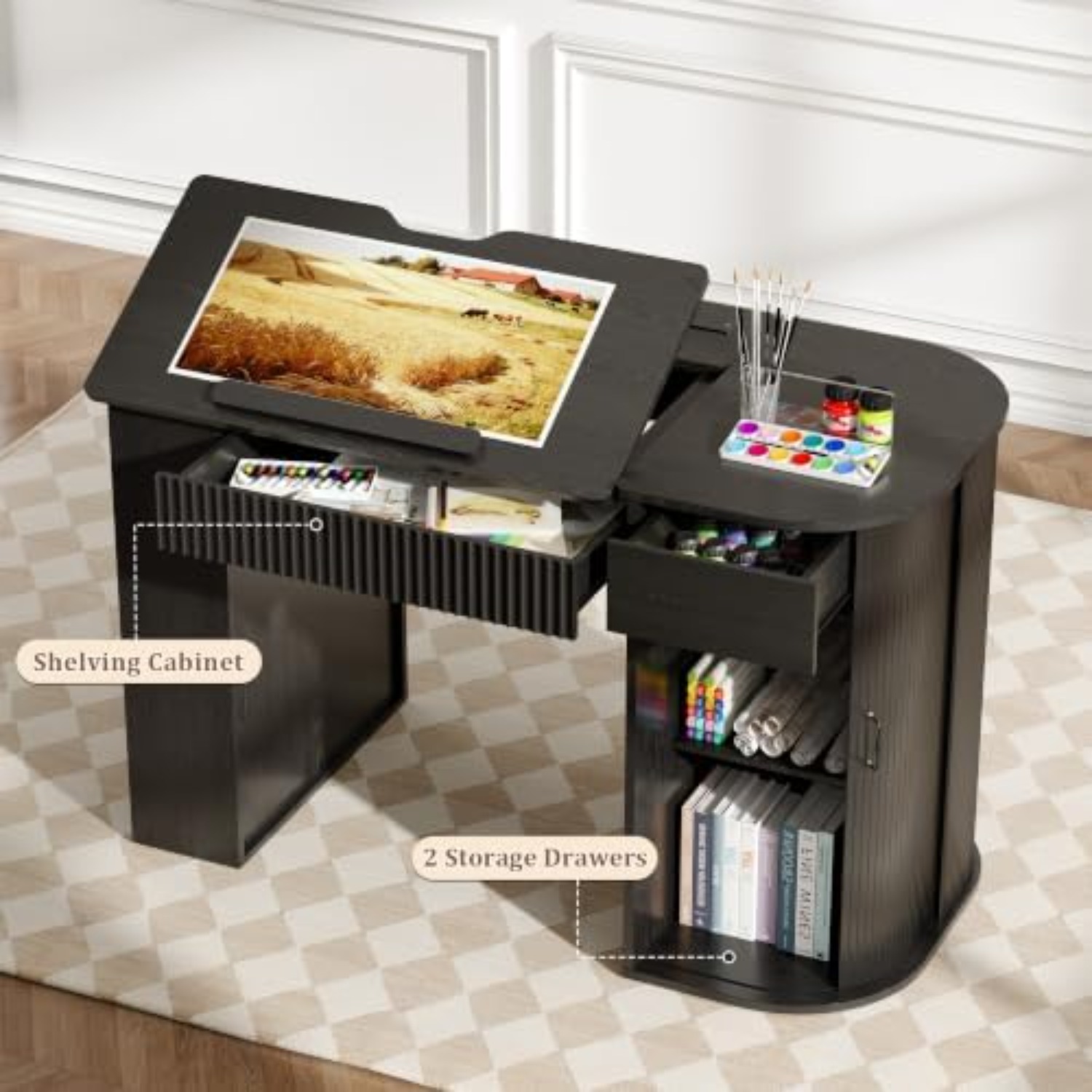 Tekentafel met opbergkast en l - Art Craft Usa recensie en prijs
