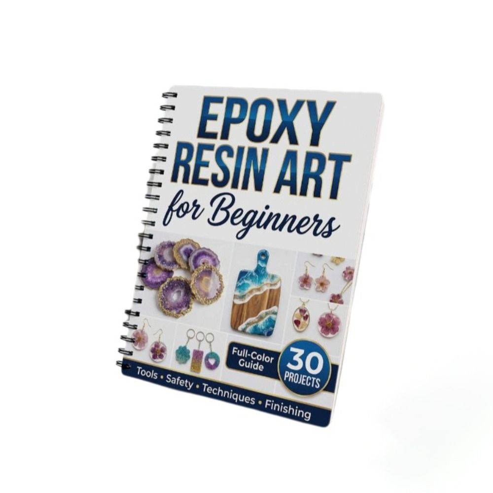 Stapsgewijs epoxyhars-kunsthan - Art Craft Notebook recensie en prijs