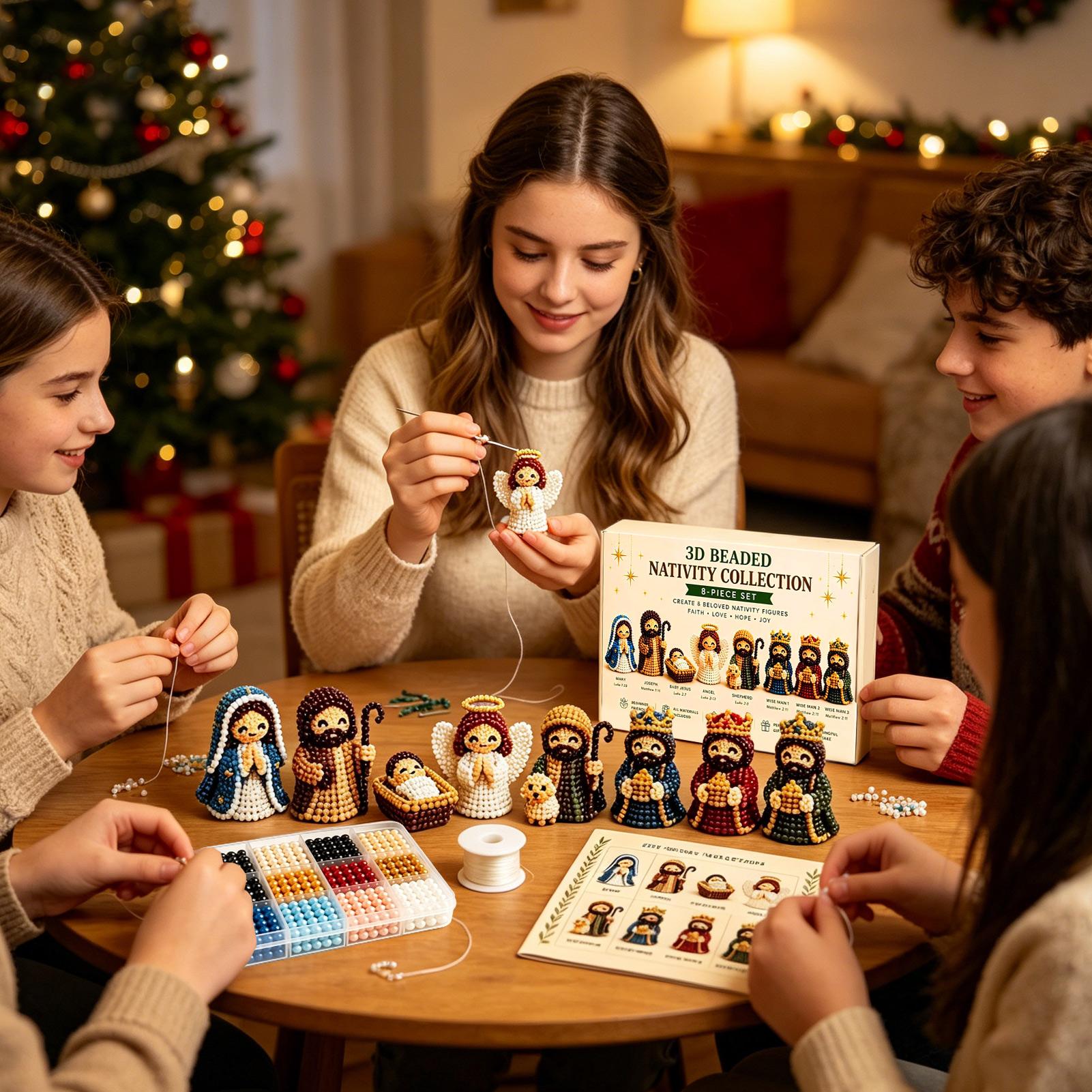 Kerststal kralenkunstset 3D ke - Art Craft Holiday recensie en prijs