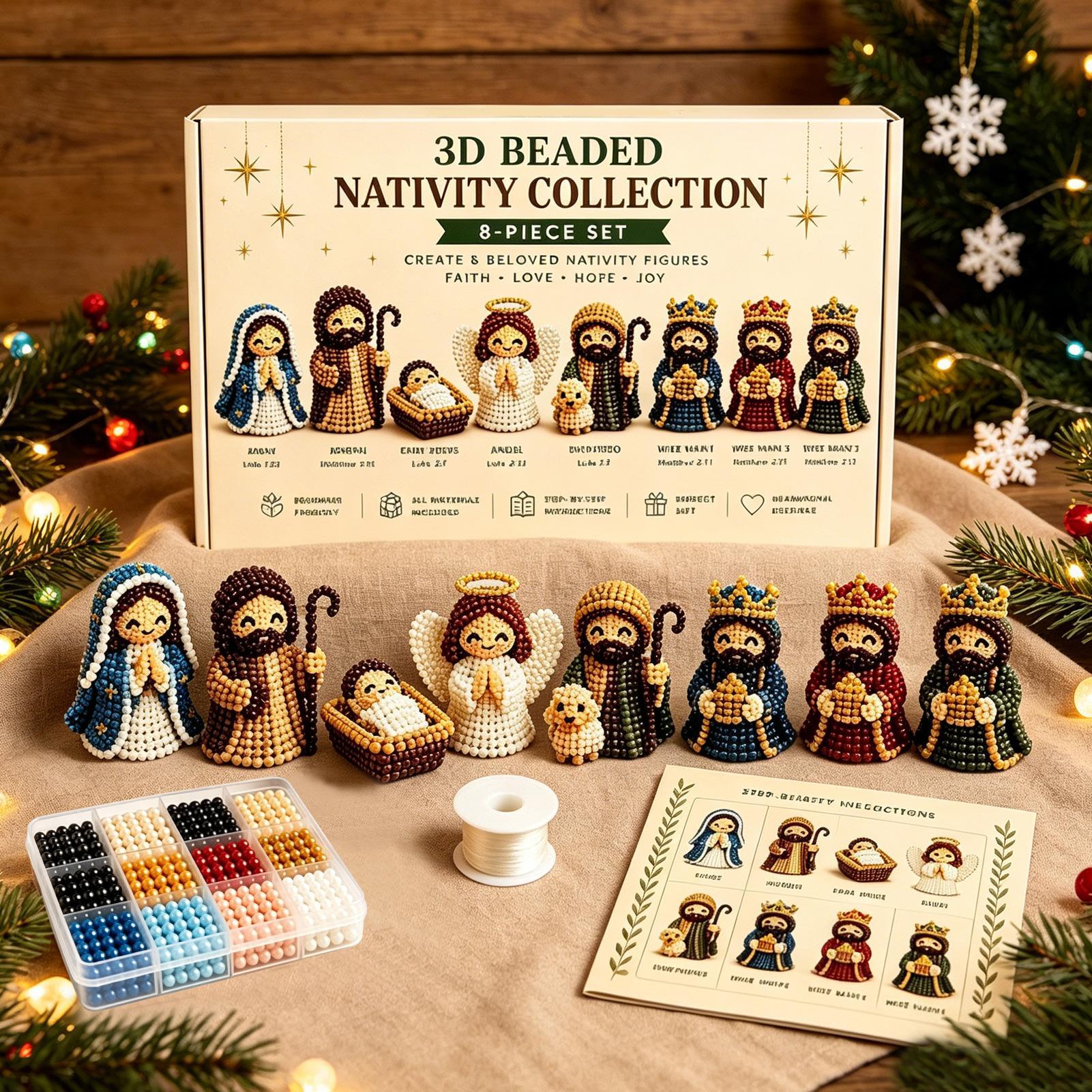 Kerststal kralenkunstset 3D ke - Art Craft Holiday recensie en prijs