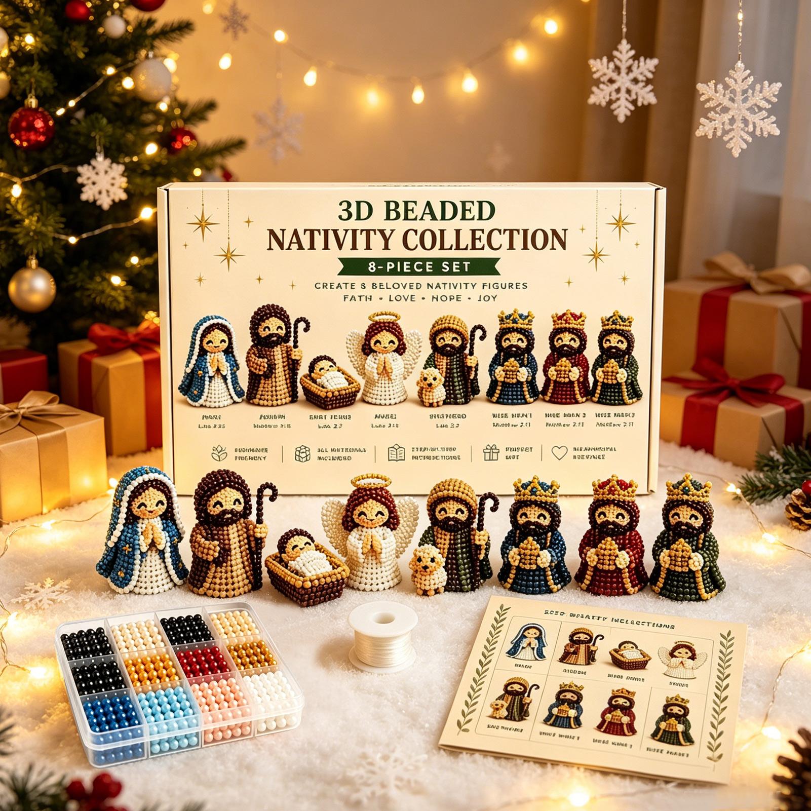 Kerststal kralenkunstset 3D ke - Art Craft Holiday recensie en prijs