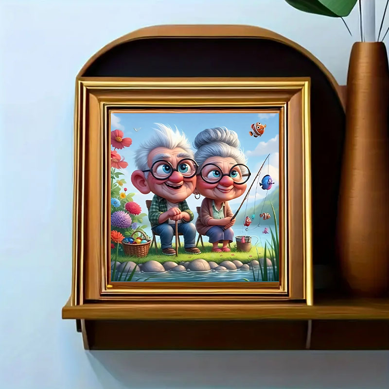 Grootouders Vissen Diamond Pai - Art Craft Adult recensie en prijs