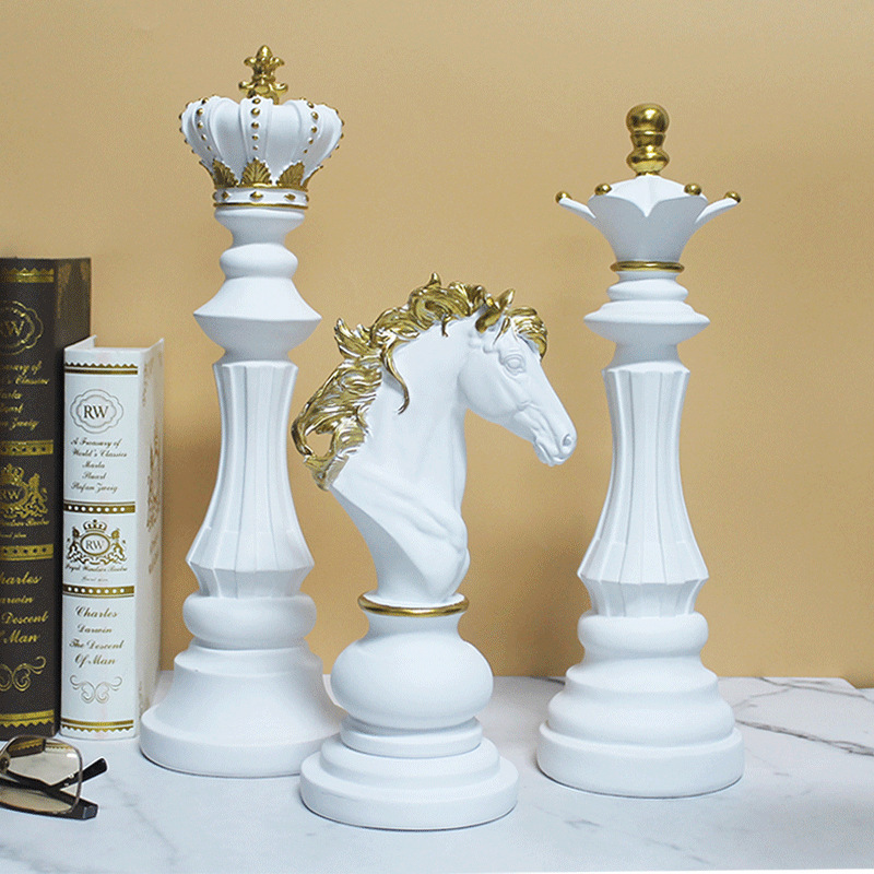 Nordic schaakornamenten schaak - Queen Art Craft recensie en prijs