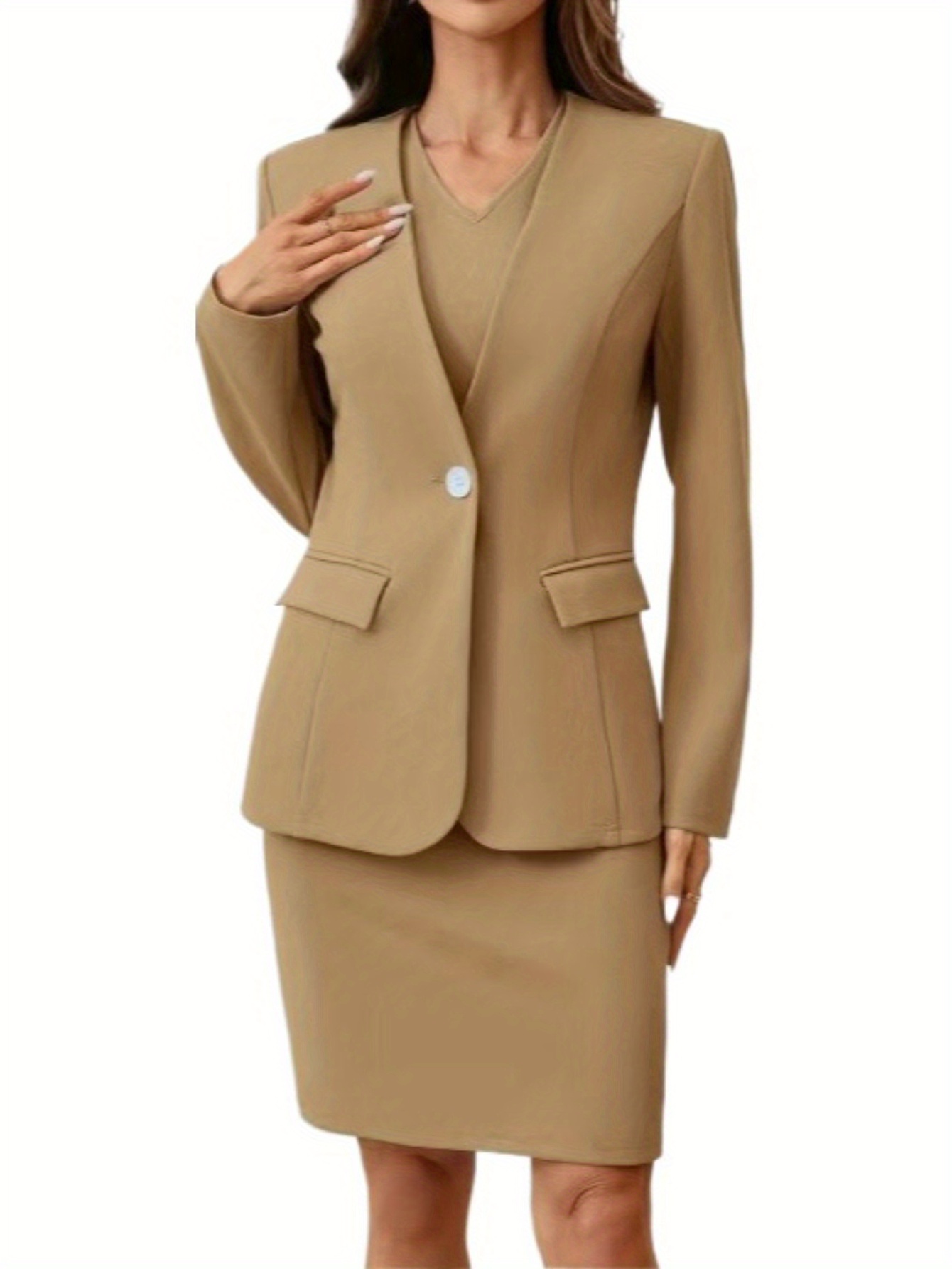Vrouwen Elegant Office Lady V- - Colored Pencil Professional recensie en prijs