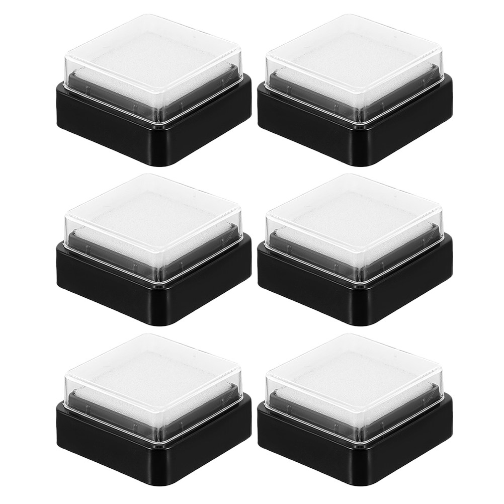 6 stuks blanco DIY inktkussent - Stamping Ink Pad recensie en prijs