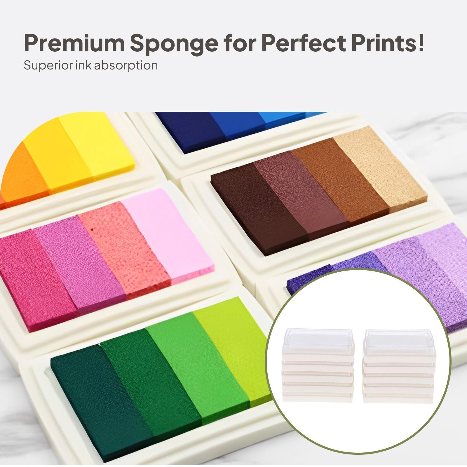 Witte inktkussen spons in bloe - Stamping Ink Pad recensie en prijs