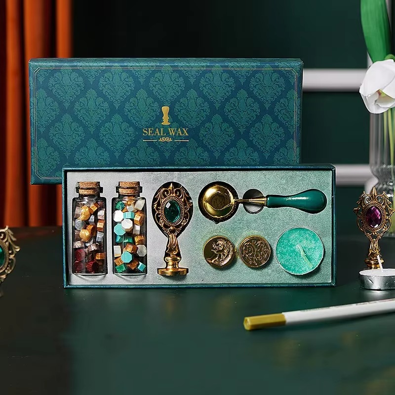 Lakzegel Stempel Set Vintage K - Batik Wax Kit recensie en prijs