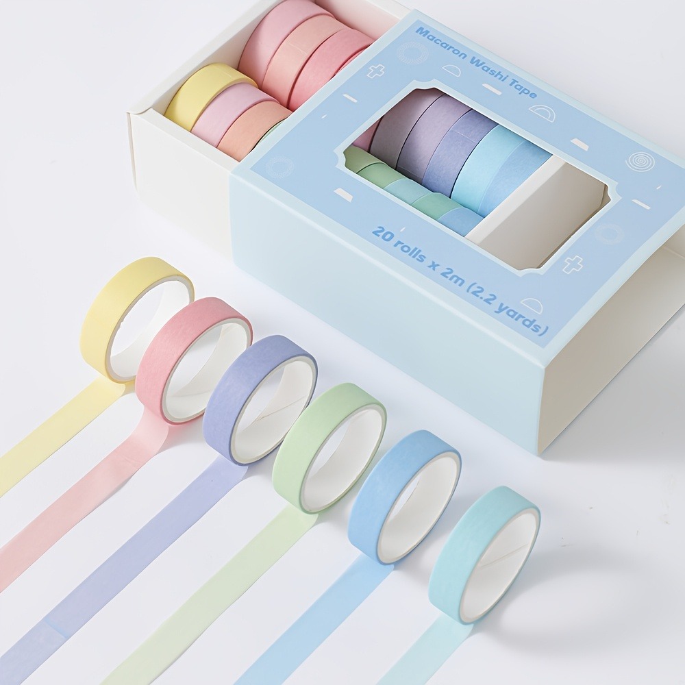 20 rollen macarontape, 0,4 inc - Art Craft Notebook recensie en prijs
