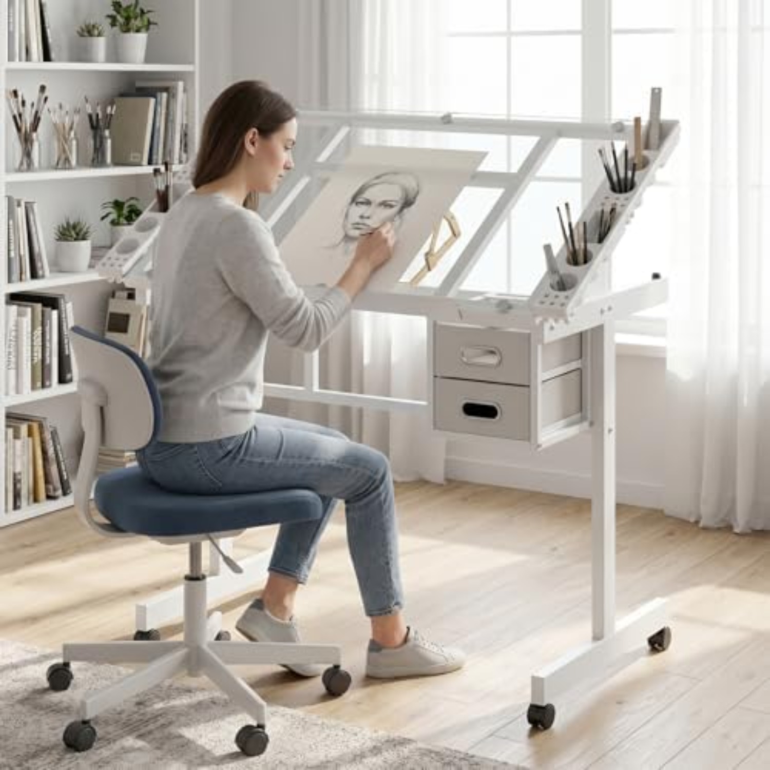 Verrijdbare tekentafel, schild - Art Craft Usa recensie en prijs