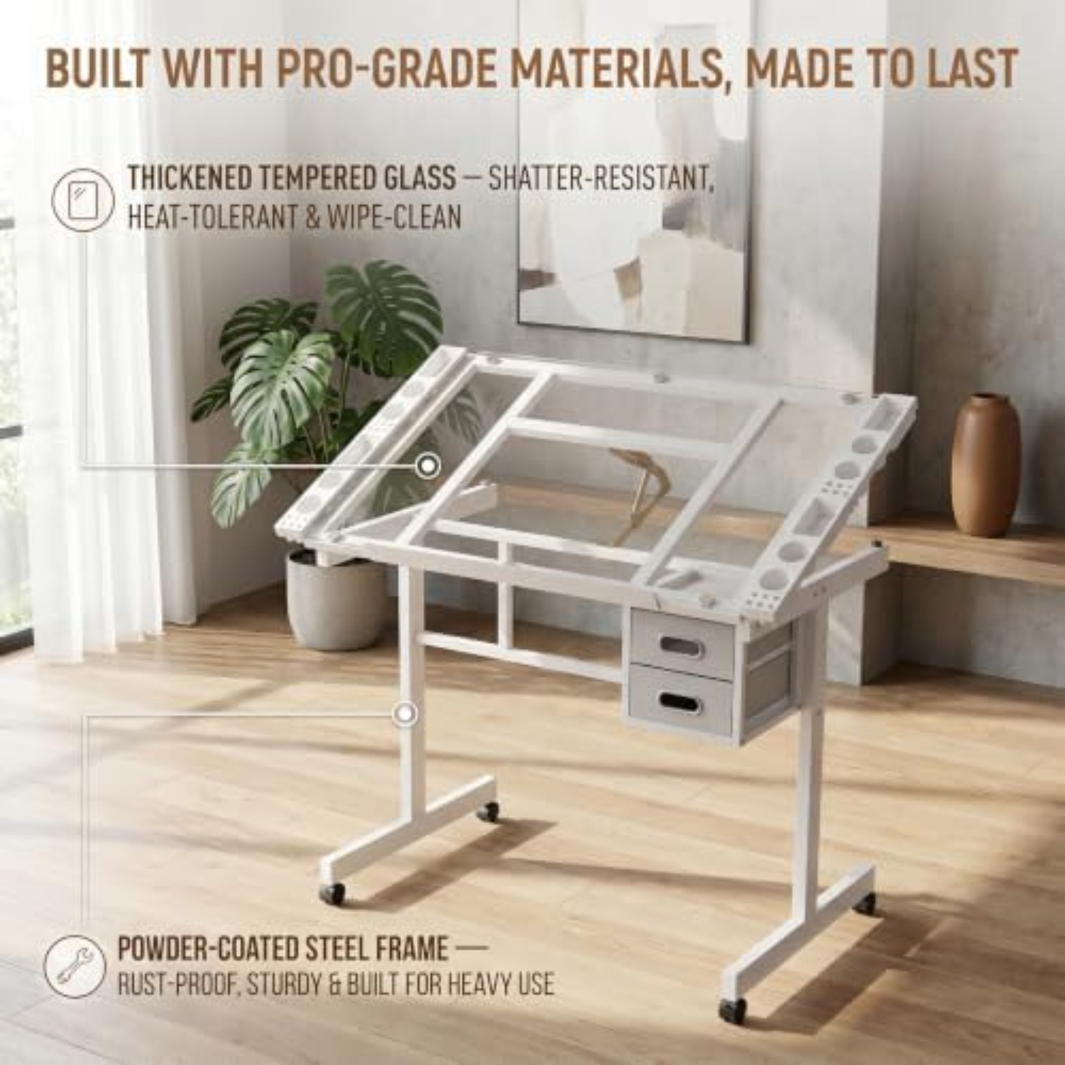 Verrijdbare tekentafel, schild - Art Craft Usa recensie en prijs