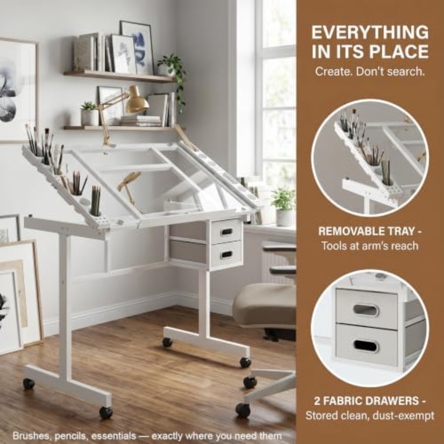 Verrijdbare tekentafel, schild - Art Craft Usa recensie en prijs