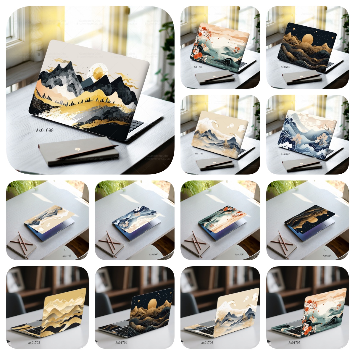 Minimalistische Mountain Wave  - Art Craft Notebook recensie en prijs