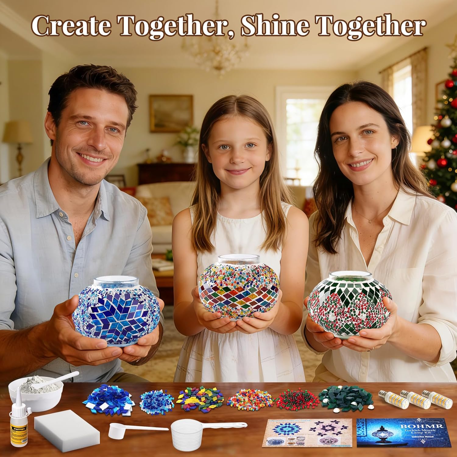 DIY 3-delige Turkse mozaïeklam - Art Craft Usa recensie en prijs