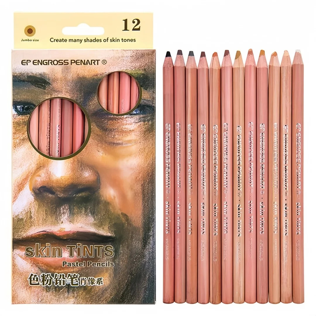 12-kleurige huidskleurige wate - Colored Pencil Professional recensie en prijs