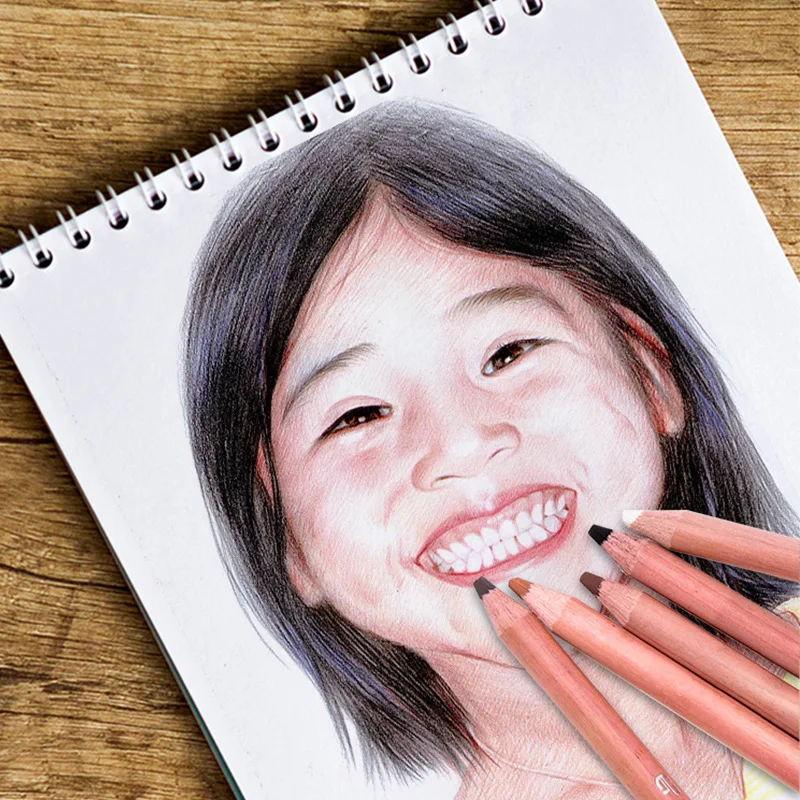 12-kleurige huidskleurige wate - Colored Pencil Professional recensie en prijs