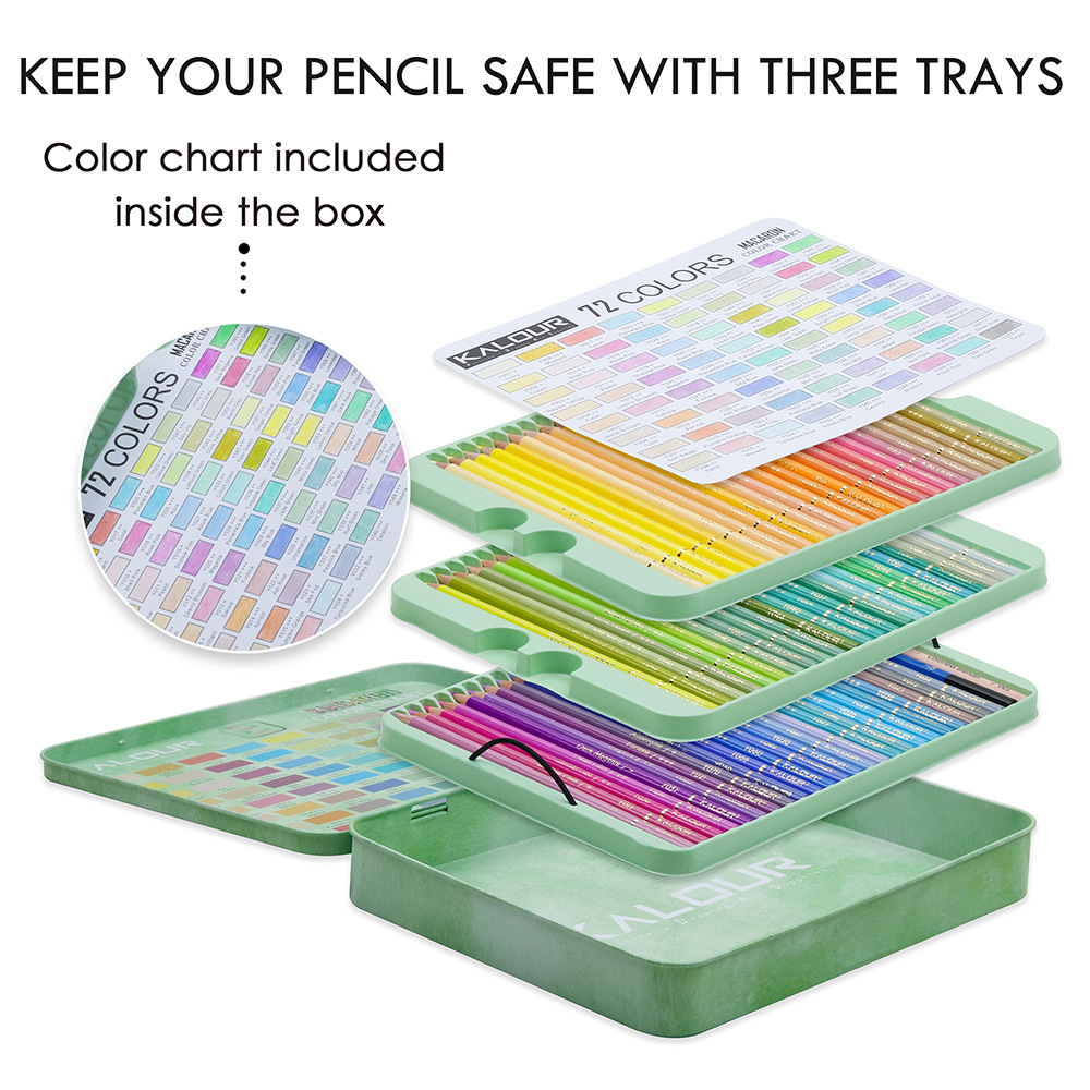 72 stuks Macarons kleurpotlode - Colored Pencil Professional recensie en prijs
