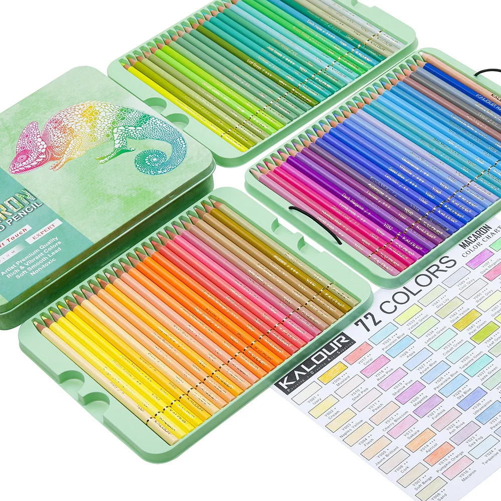 72 stuks Macarons kleurpotlode - Colored Pencil Professional recensie en prijs