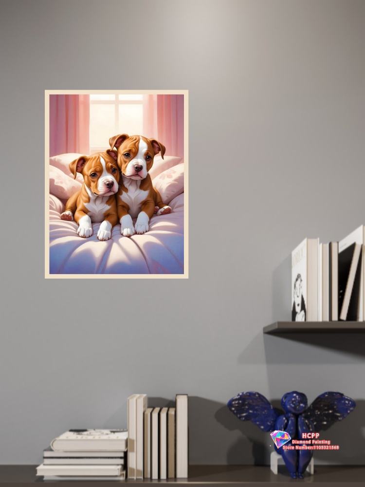 Warm Dog Animal Diamond Painti - Unique Art Craft recensie en prijs