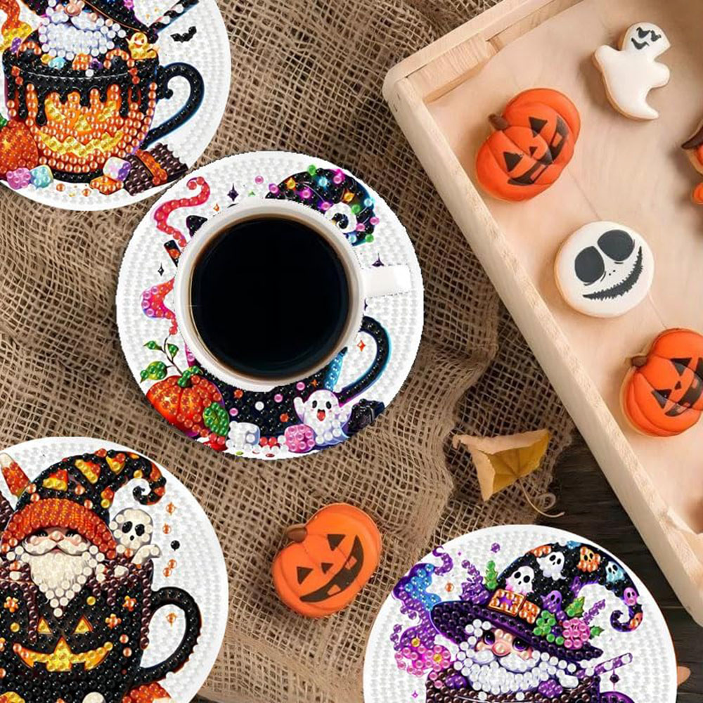 8PCS 5D Halloween Gnome Diamon - Art Craft Adult recensie en prijs