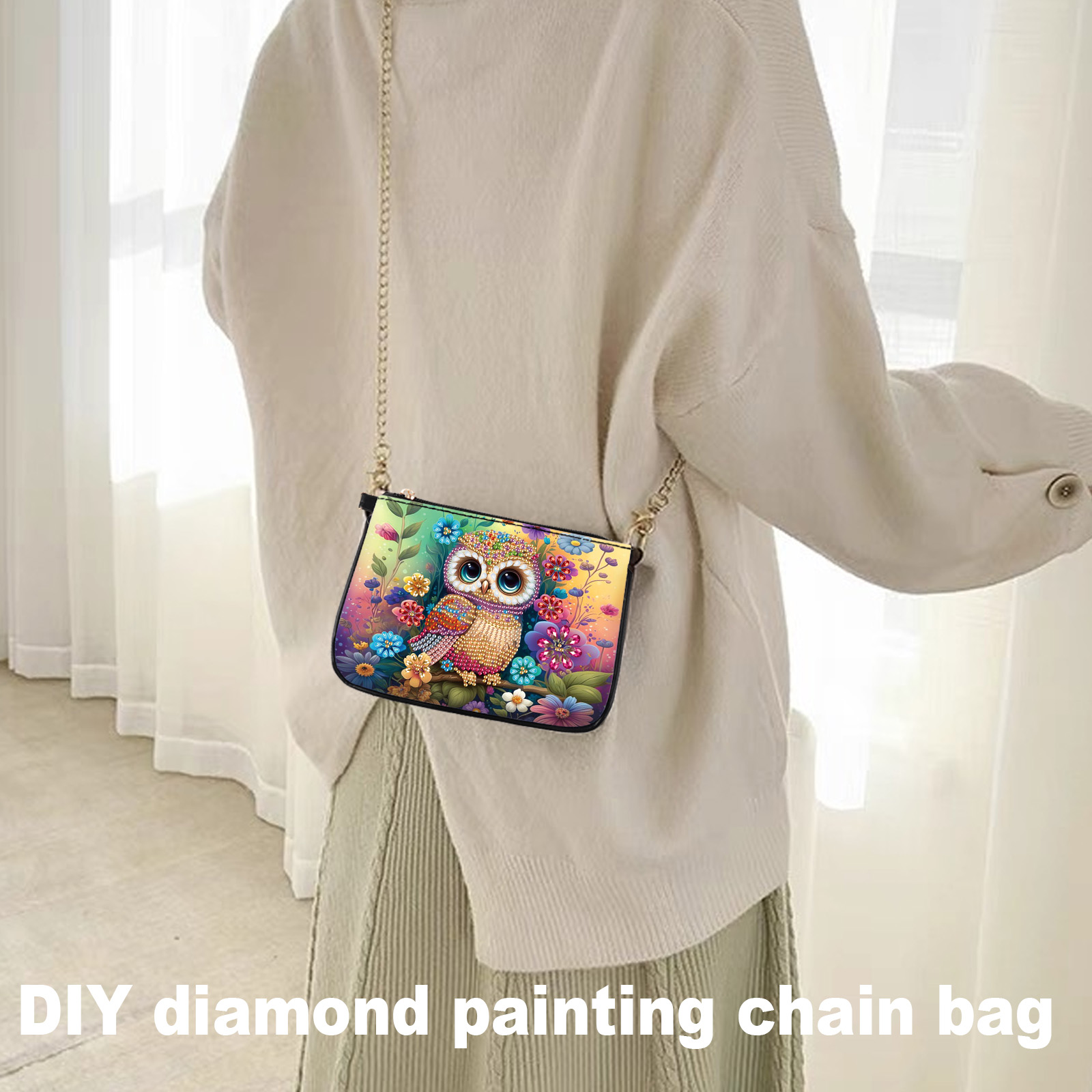 Kleurrijke Uil Diamond Art Sch - Unique Art Craft recensie en prijs